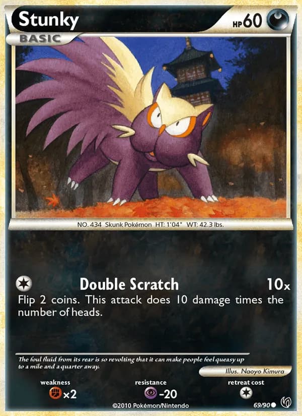 Stunky card in English