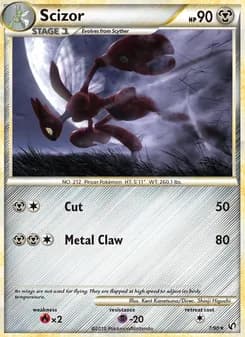 Scizor card in English