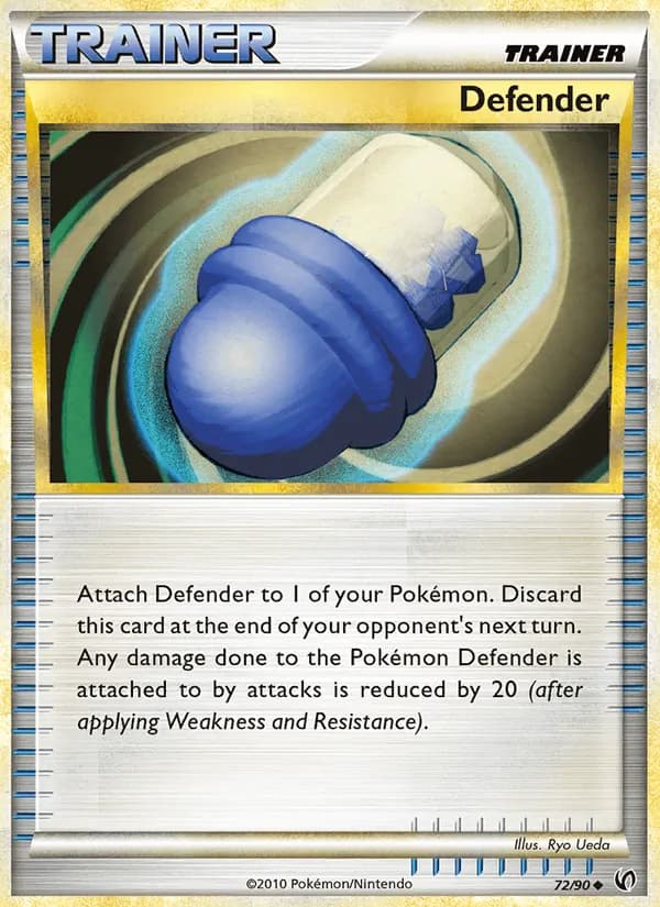 Defender card in English