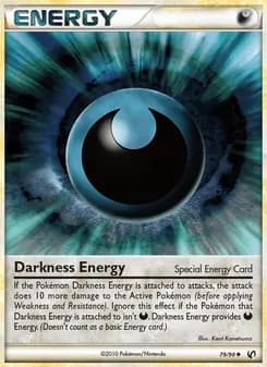 Darkness Energy card in English