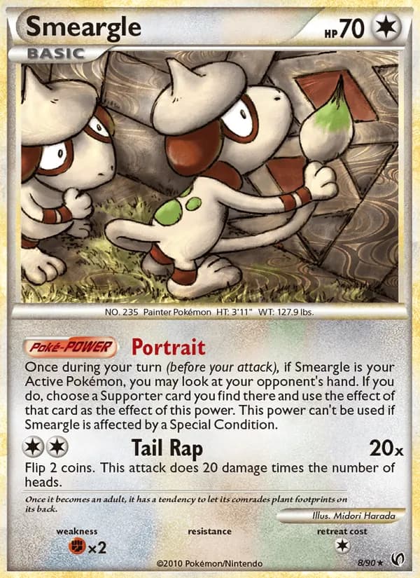 Smeargle card in English