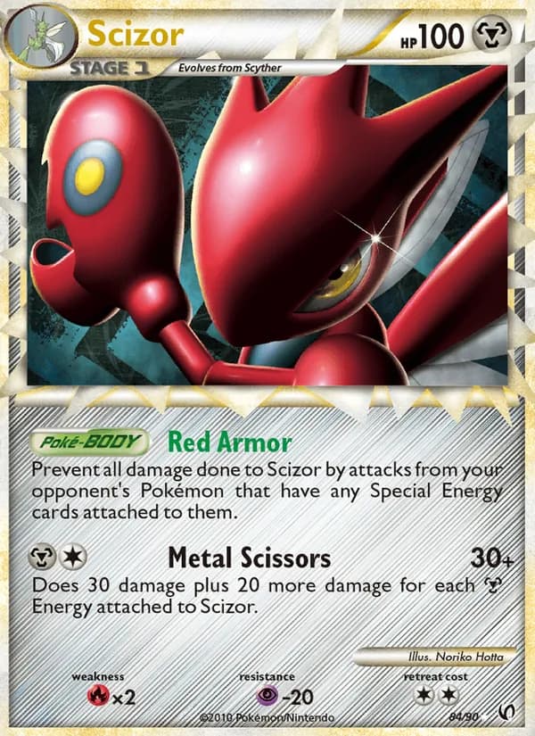 Scizor card in English