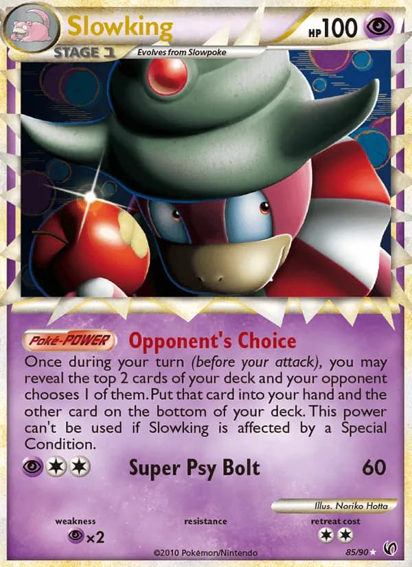 Slowking card in English