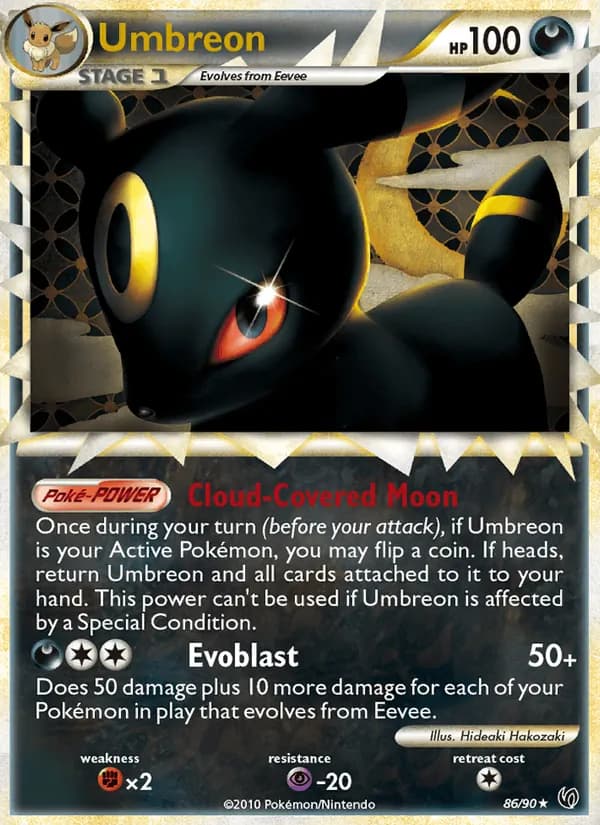 Umbreon card in English