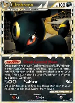 Umbreon card in English