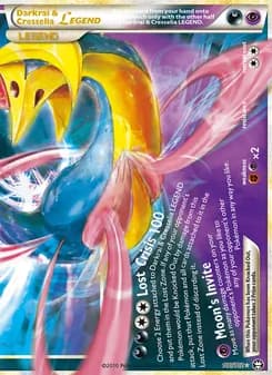Darkrai & Cresselia LEGEND card in English