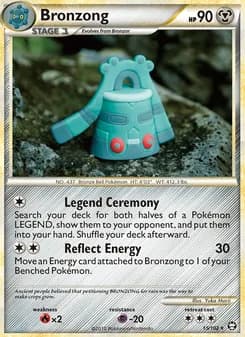 Bronzong card in English