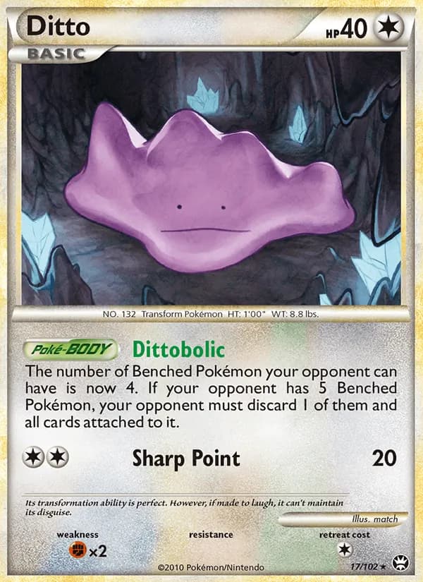 Ditto card in English