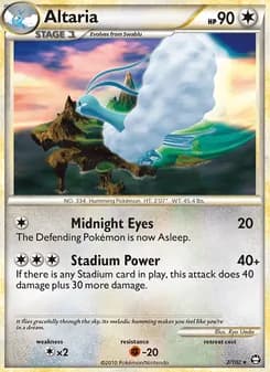 Altaria card in English