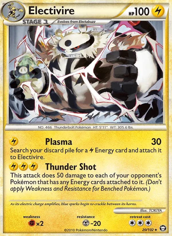 Electivire card in English