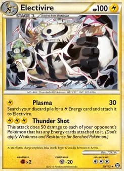 Electivire card in English