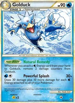Golduck card in English