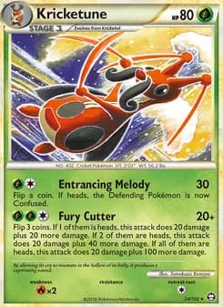 Kricketune card in English