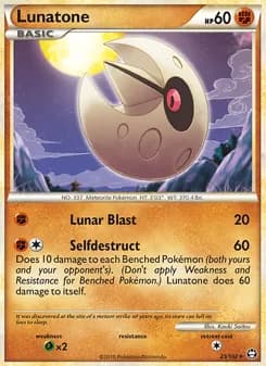 Lunatone card in English