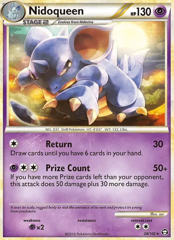 Nidoqueen card in English