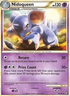 Nidoqueen card in English