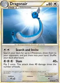 Dragonair card in English