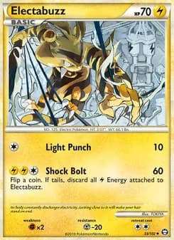 Electabuzz card in English