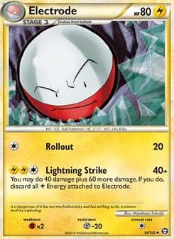Electrode card in English