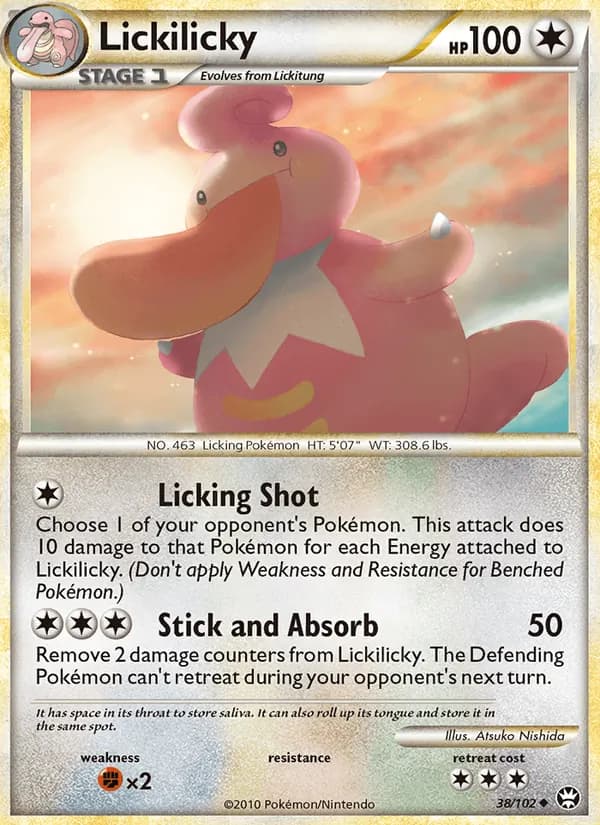 Lickilicky card in English