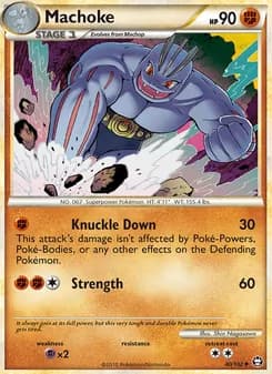 Machoke card in English