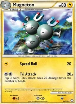 Magneton card in English
