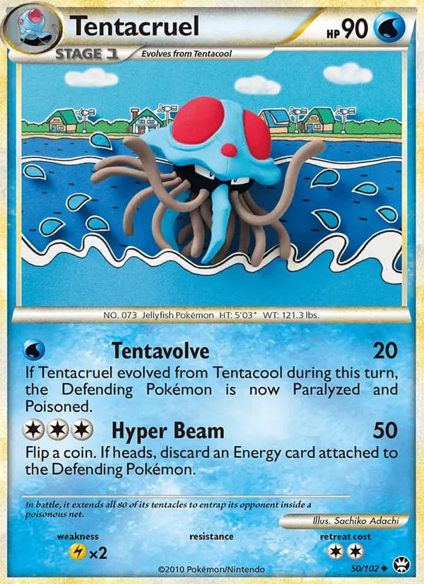 Tentacruel card in English