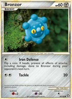 Bronzor card in English