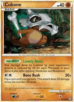 Cubone card in English