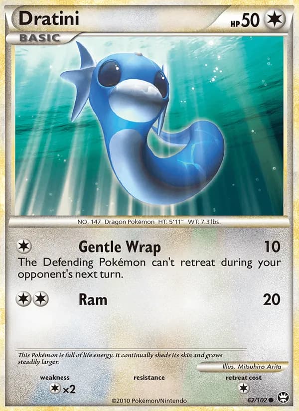 Dratini card in English