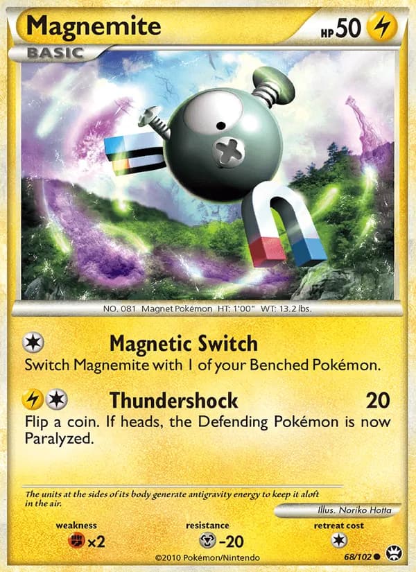 Magnemite card in English