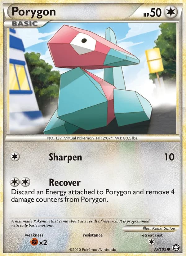 Porygon card in English