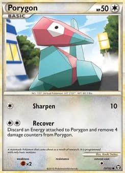 Porygon card in English