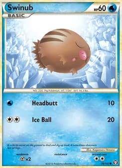 Swinub card in English