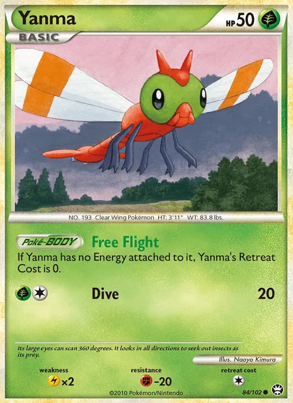 Yanma card in English