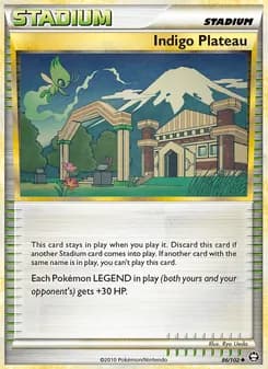 Indigo Plateau card in English
