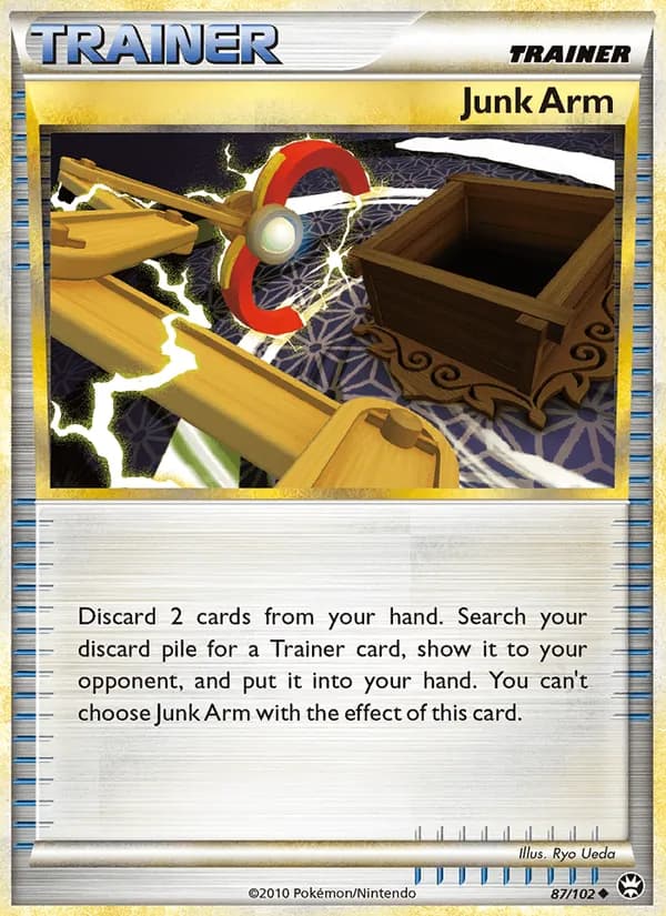 Junk Arm card in English