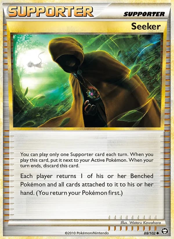 Seeker card in English
