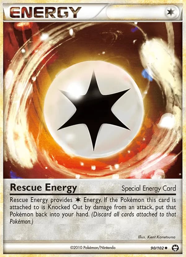 Rescue Energy card in English