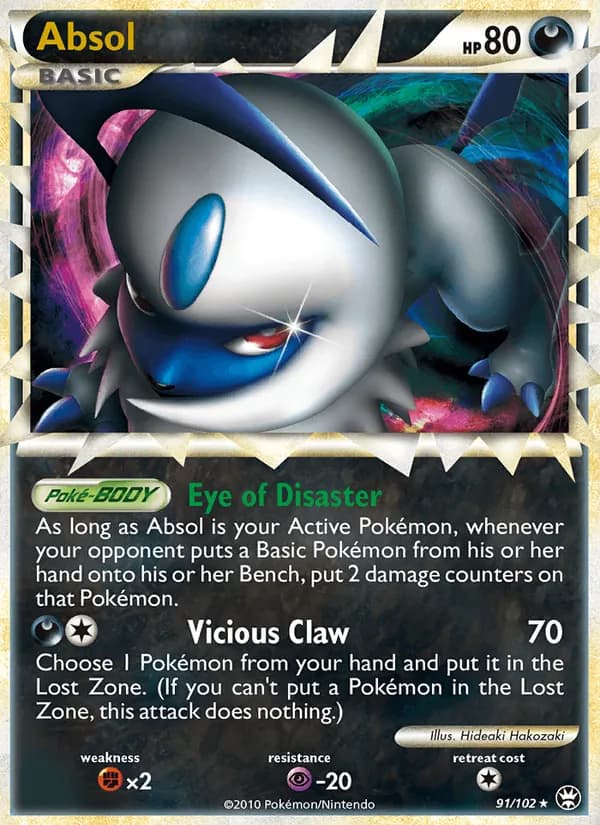 Absol card in English