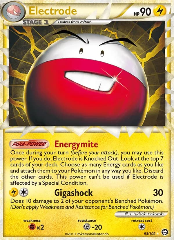 Electrode card in English