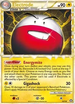 Electrode card in English
