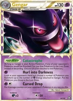 Gengar card in English