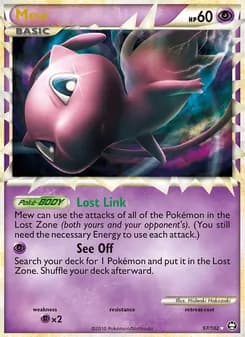 Mew card in English