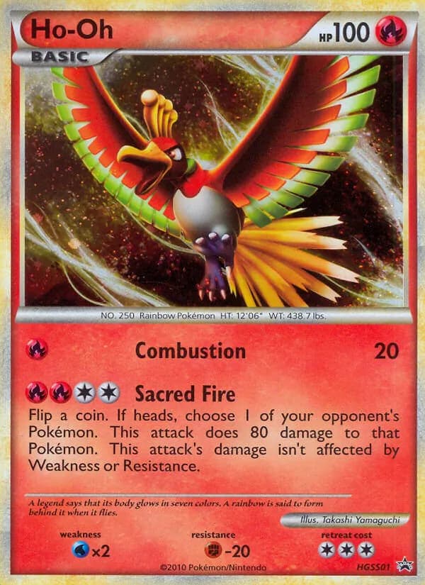 Ho-Oh card in English