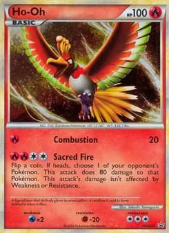 Ho-Oh card in English
