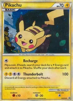 Pikachu card in English