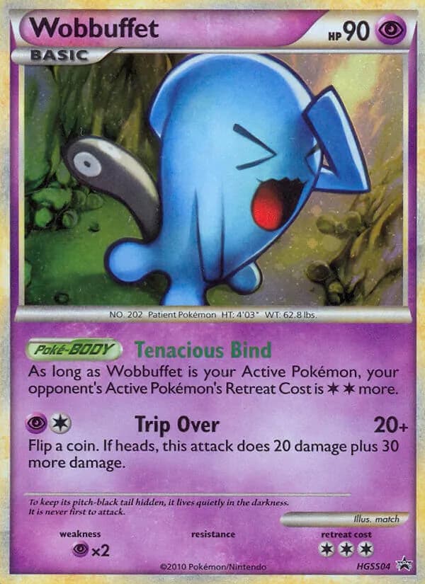 Wobbuffet card in English