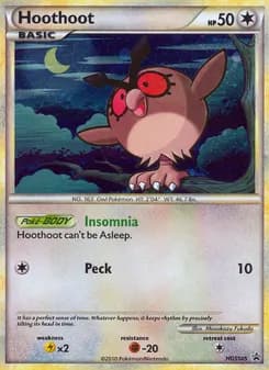 Hoothoot card in English