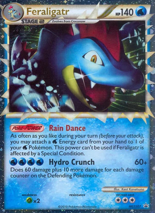 Feraligatr card in English